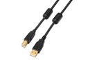 Cable USB Impresora 2.0 A-B, oro con filtros 2m