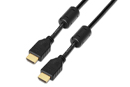 Cable HDMI V1.4 fichas oro con filtros 3m