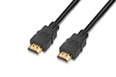 Cable HDMI V2.0 fichas oro 4K 18Gb/s 0,5m